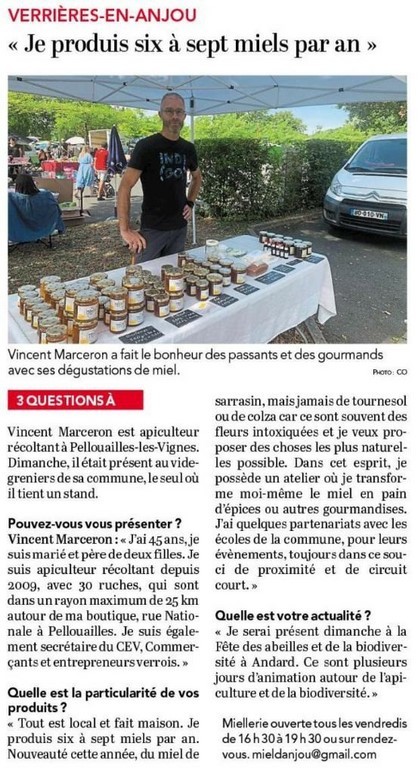 article courrier de l'ouest